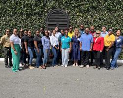 Stakeholders at recent workshop in Jamaica on strengthening coastal protection